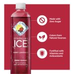Sparkling Ice, Classic Lemonade Sparkling Water, Zero Sugar Flavored Water, with Vitamins and Antioxidants, Low Calorie Beverage, 17 oz Bottles (Pack of 12) - Image 2